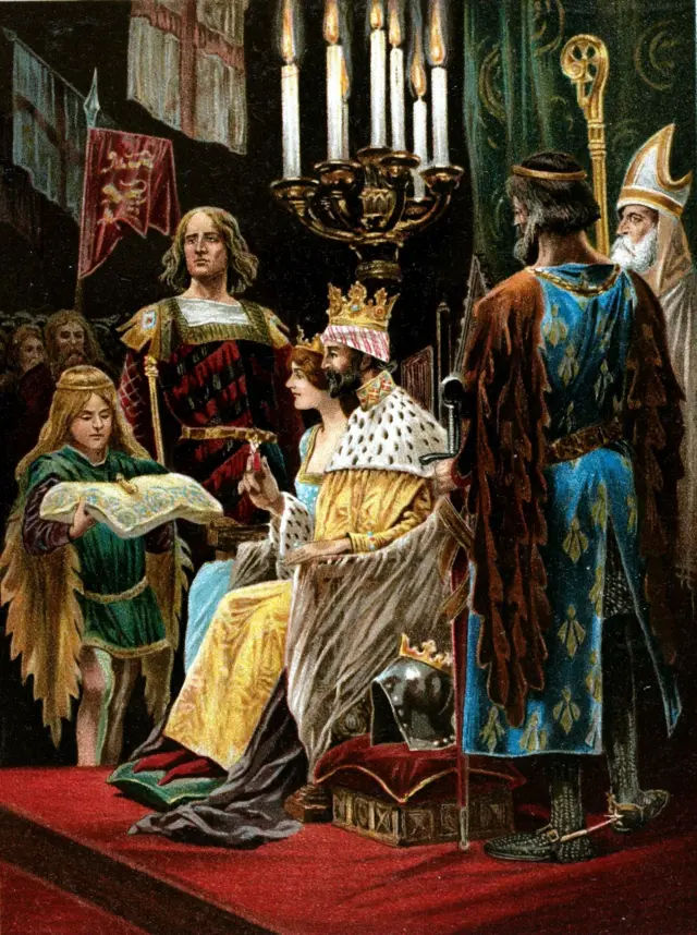 Коронация Эдуарда II и Изабеллы Французской
