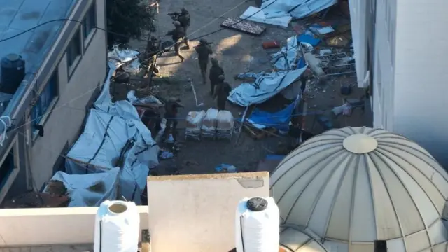 IDF troops inside Al-Shifa hospital