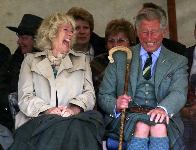 Принц Чарльз и его жена герцогиня Корнуольская