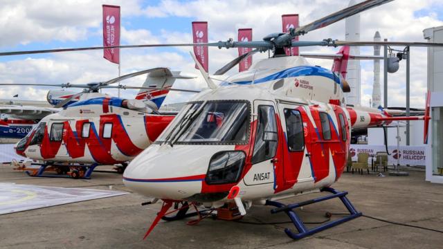 Вертолеты "Ансат" на Ле Бурже 2019
