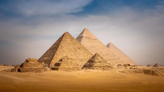 Пирамиды в Гизе в Египте