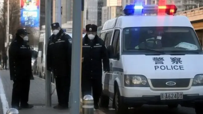 police in beijing on tuesday 29/11