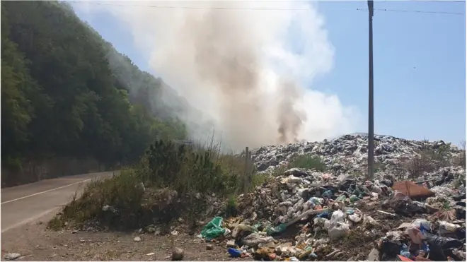 deponija Stanjevine požar Prijepolje