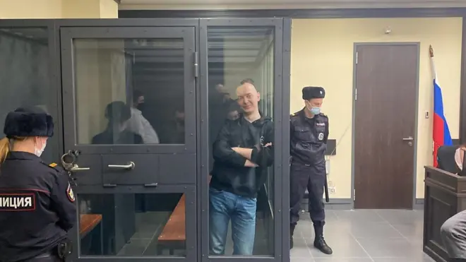 Иван Сафронов в суде
