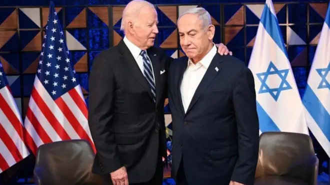 President Joe Biden and Prime Minister Benjamin Netanyahu