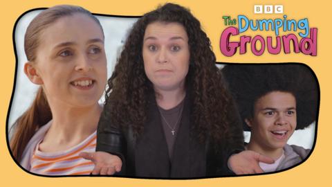 Three characters from The Dumping Ground