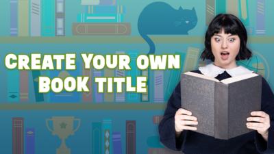 Blue Peter - Create your own book title