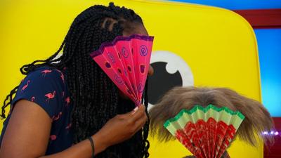 CBeebies House - Make a paper fan with CBeebies House