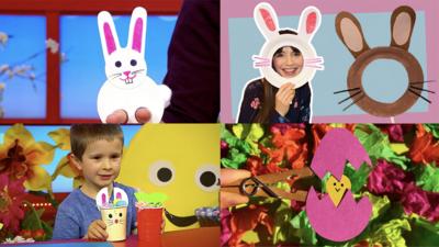 CBeebies House - Easter bunny templates and craft ideas