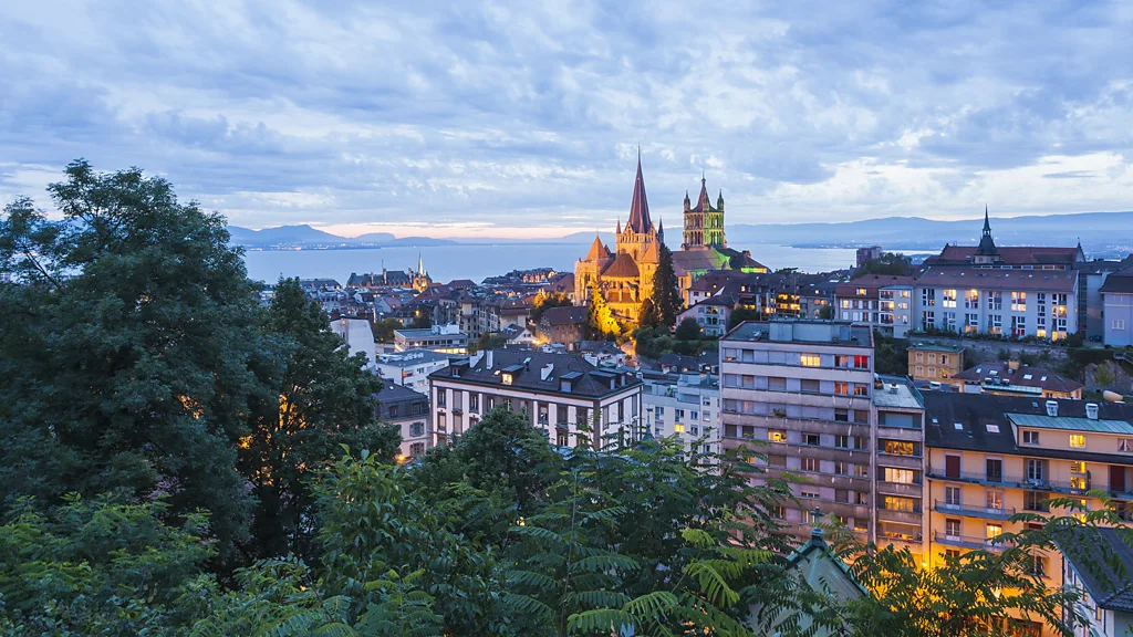 Alpine mountains in Lausanne (Credit: Norman Miller)