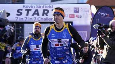 The former Leeds Rhinos player is running an ultra-marathon every day for seven days.