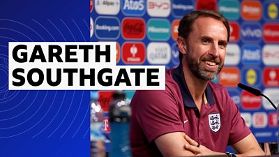 Gareth Southgate at England news conference