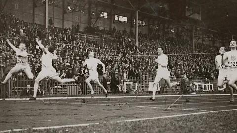 Eric Liddell and runners at the 1924 Olympic Games (Credit: Getty Images)