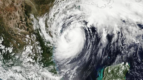 View of Hurricane Francine (Credit: Nasa Earth Observatory/ Wanmei Liang)