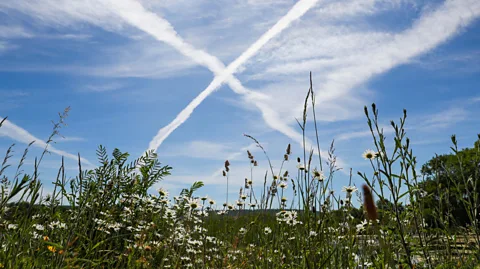 Getty Images There are several ways we could cut the climate impact of aviation in the short term (Credit: Getty Images)