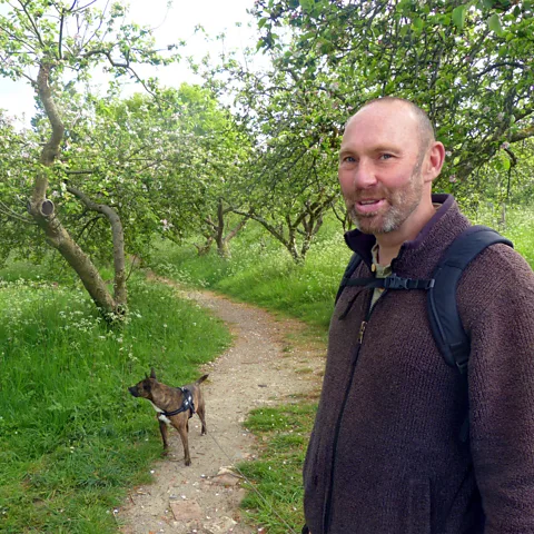 Norman Miller Bryn Thomas from Brighton Permaculture Trust has documented how new orchards provide pleasure and learning for local people (Credit: Norman Miller)