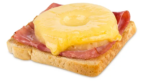 Grafner/Getty Images The German recipe for Toast Hawaii – melted cheese, ham and pineapple – could be considered a precursor to the Hawaiian pizza (Credit: Grafner/Getty Images)