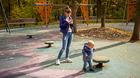 Getty Images Some mums find they lose their identities during the shift to motherhood, finding it difficult to hold on to the people they were before their children (Credit: Getty Images)