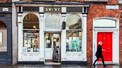 Gacro74/Alamy Stock Photo Sweny's Pharmacy – which appears in James Joyce's Ulysses – is one of many spots in Dublin that has been used as a backdrop in literature (Credit: Gacro74/Alamy Stock Photo)