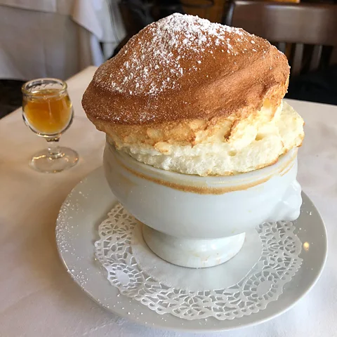 Nicola Williams The Grand Marnier soufflé at Joséphine Chez Dumonet is a Paris highlight (Credit: Nicola Williams)