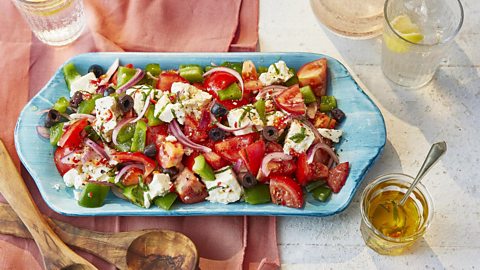 Greek-style chopped salad