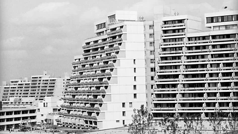 Getty Images The 1972 Munich village, designed by architect Günther Eckert, was beset by tragedy (Credit: Getty Images)