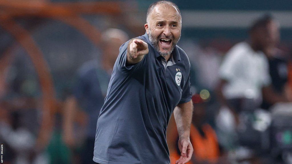 Djamel Belmadi who resigned as Algeria coach after their Afcon 2023 defeat to Mauritania