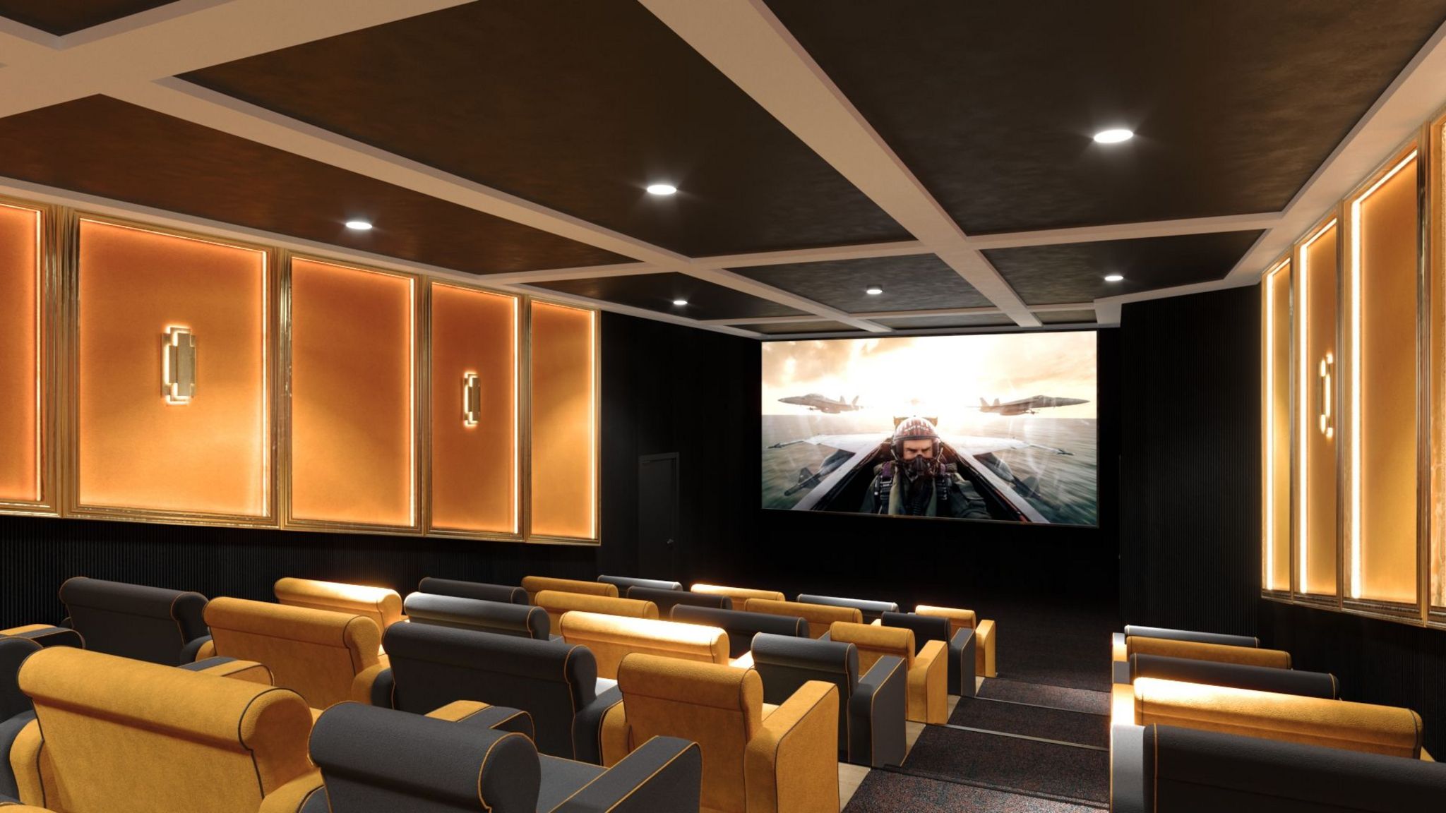 CGI of new cinema layout in Chubb buildings