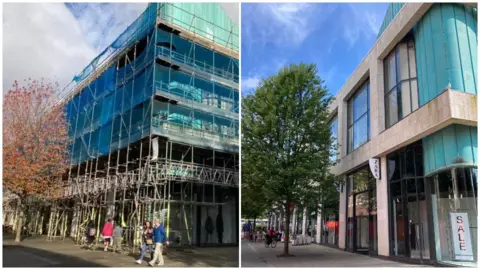 LDRS Before and after: The scaffolding has finally been removed after being erected in 2018 
