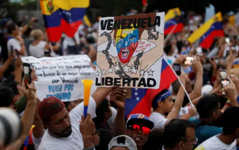 Opposition rally in Venezuela