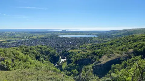 BBC The Mendip Hills viewed from Cheddar Gorge