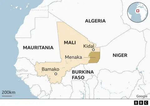 Map of Mali