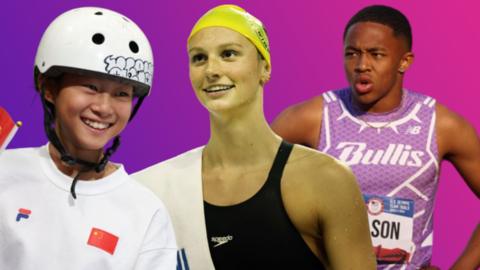 Three young Olympians ready to take part in Paris 2024