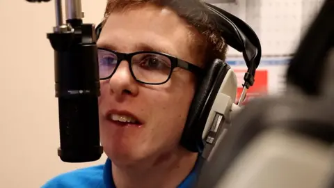 Harrison Holmes, Radio DJ with Cerebral Palsy