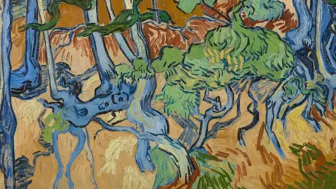 Van Gogh Museum Tree Roots, a painting by Vincent van Gogh