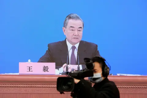 Reuters Foreign Minister Wang Yi address by video link