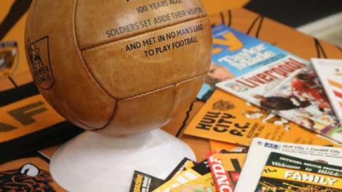 Hull City memorabilia on display 