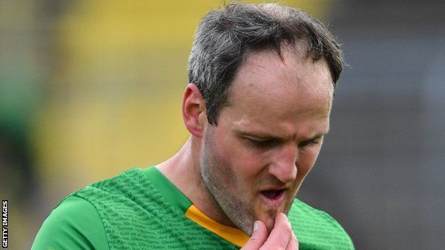Michael Murphy looked right on form for Donegal in the opening 20 minutes but soon was struggling like the rest of his team-mates