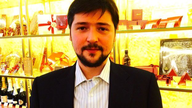 Roman Eldarkhanov, co-owner of Confael chocolates