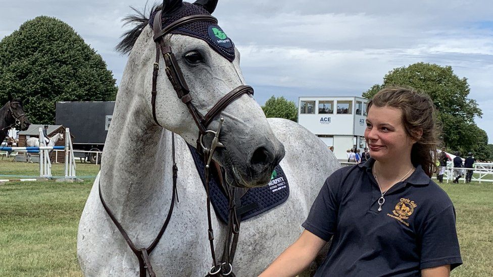 Horse and rider at the Royal Norfolk Show