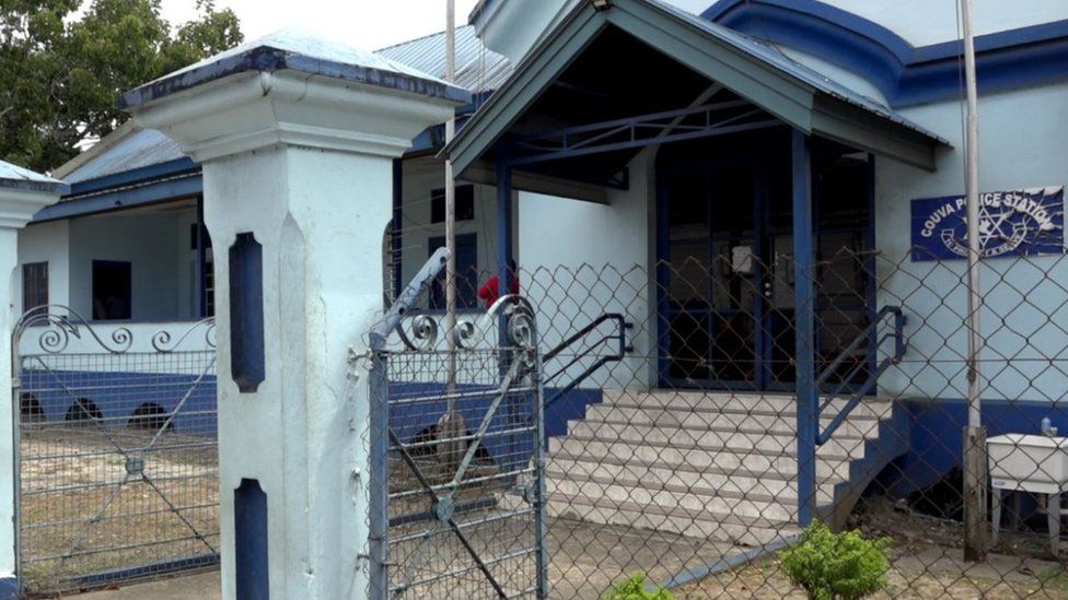 Couva police station in Trinidad