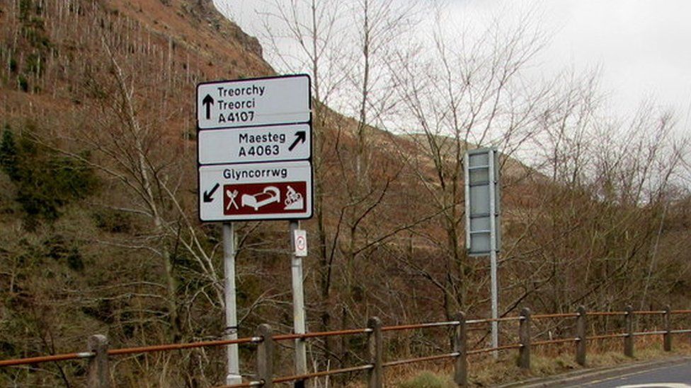 Treorchy sign