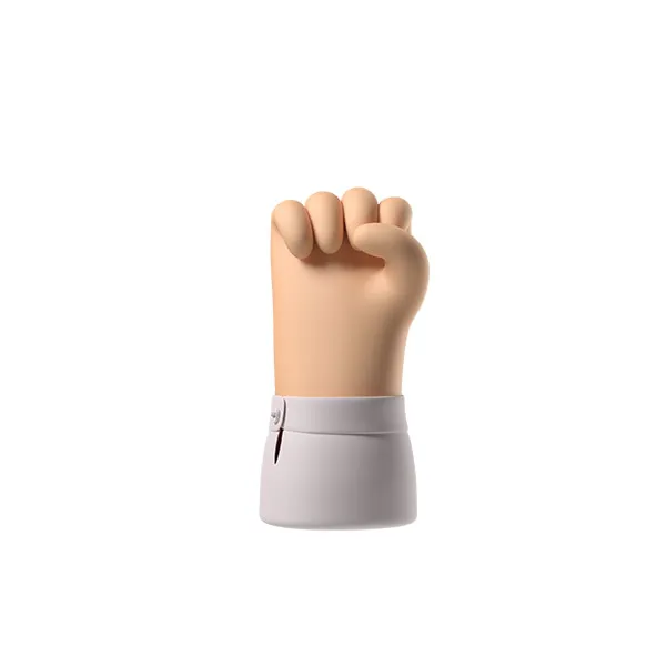 3D hand in classy style