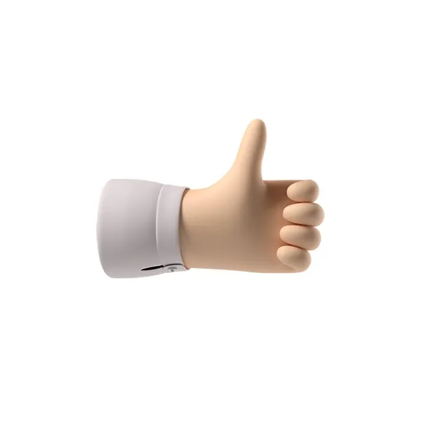 3D hand in classy style