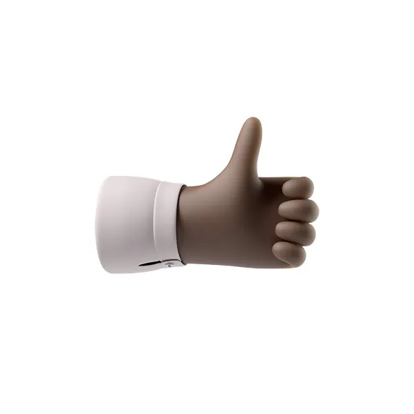 3D hand in classy style