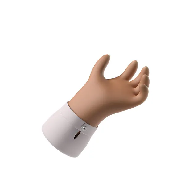 3D hand in classy style