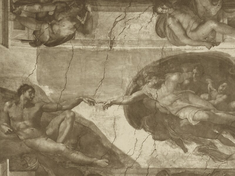 Adolphe Braun Photographs of the Sistine Chapel Frescoes