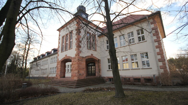 Die Oberschule in Lauta.