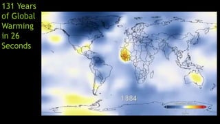 131 Years
of Global
Warming
in 26
Seconds
 