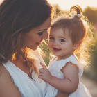 Una madre con su hija